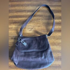 Rolfs Dark Brown Leather Shoulder Bag